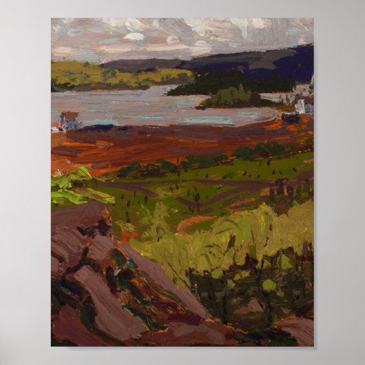 Tom Thompson Painting Canoe Lake Ontario Land Poster (Voorkant)