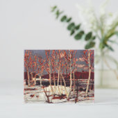 Tom Thomson - April in Algonquin Briefkaart (Staand voorkant)