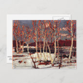 Tom Thomson - April in Algonquin Briefkaart (Voorkant / Achterkant)