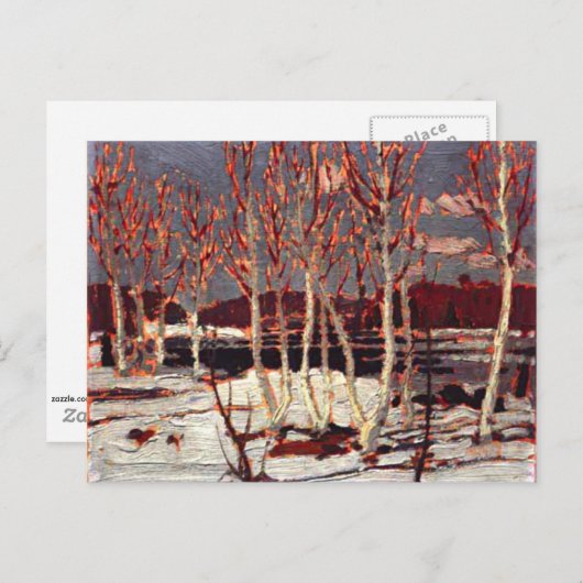 Tom Thomson - April in Algonquin Briefkaart (Voorkant / Achterkant)