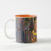 Tom Thomson art: Maple Saplings Tweekleurige Koffiemok (Links)