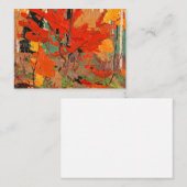 Tom Thomson - Autumn, Herfst 1916 Notitiekaartje (Voorkant / Achterkant)