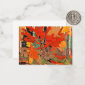 Tom Thomson - Autumn, Herfst 1916 Notitiekaartje (Voorkant / Achterkant in situ)