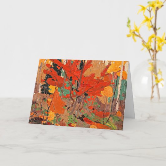 Tom Thomson - Autumn-Herfst Kaart (Gele Bloem)