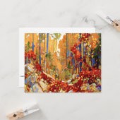 Tom Thomson - Autumn's Garland Kaart (Voorkant / Achterkant in situ)
