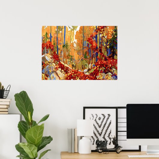 Tom Thomson - Autumn's Garland Poster (Thuiskantoor)