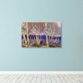 Tom Thomson - AVONDKANO MEER 1916 Canvas Afdruk (Insitu (Houten vloer))