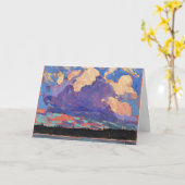 Tom Thomson - Avondwolk Kaart (Gele Bloem)