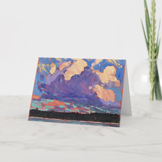 Tom Thomson - Avondwolk Kaart (Voorkant)