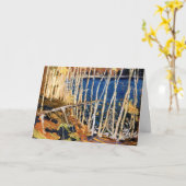 Tom Thomson - Blue Lake, fijne kunst Kaart (Gele Bloem)