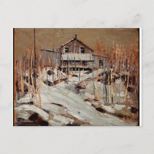 Tom Thomson Canadian Cabin Fraser's Lodge Briefkaart (Voorkant)
