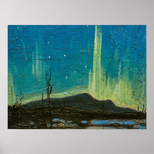 Tom Thomson Canadian Painting Northern Lights Poster (Voorkant)