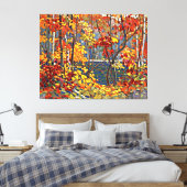 Tom Thomson - De pool, populair schilderij, Canvas Afdruk (Insitu (Slaapkamer))
