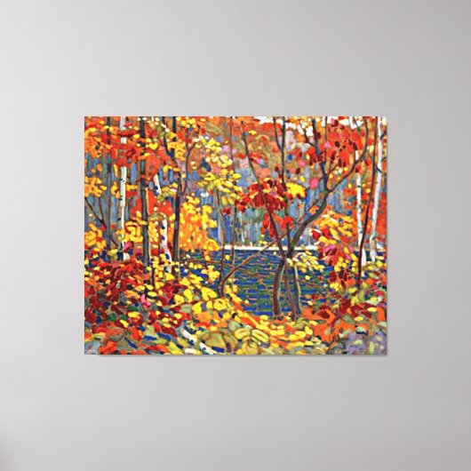 Tom Thomson - De pool, populair schilderij, Canvas Afdruk (Voorkant)