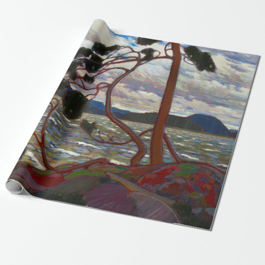 Tom Thomson De Westenwind Cadeaupapier (Uitgerold)