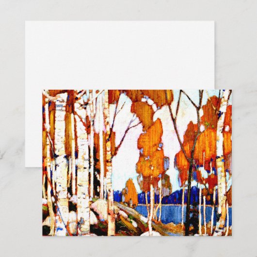 Tom Thomson - Decoratief landschap (Voorkant / Achterkant)