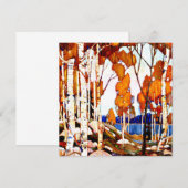 Tom Thomson - Decoratief landschap (Voorkant / Achterkant)