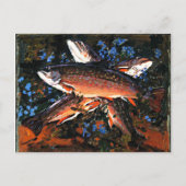 Tom Thomson - Drie forel Briefkaart (Voorkant)