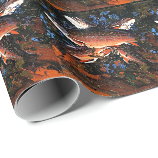 Tom Thomson - Drie Forellen Cadeaupapier (Rol Hoek)