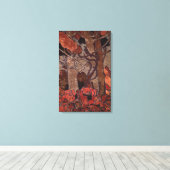 Tom Thomson - FOREST UNDERGROWTH I 1916 Canvas Afdruk (Insitu (Houten vloer))