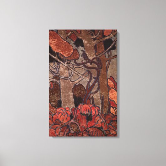 Tom Thomson - FOREST UNDERGROWTH I 1916 Canvas Afdruk (Voorkant)