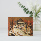 Tom Thomson - Fraser's Lodge Briefkaart (Staand voorkant)