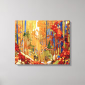 Tom Thomson - Herfstkrans Canvas Afdruk (Voorkant)