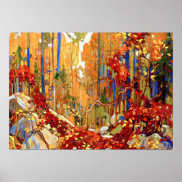 Tom Thomson - Herfstkrans Poster