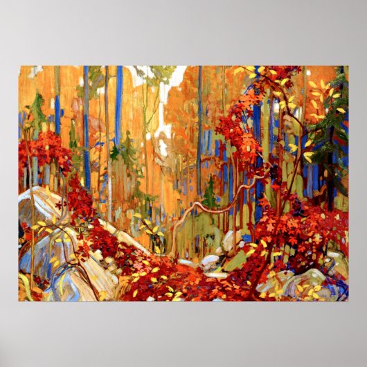 Tom Thomson - Herfstkrans Poster (Voorkant)