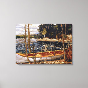 Tom Thomson - Het kanaal Canvas Afdruk