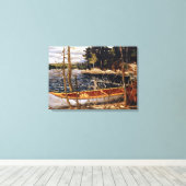 Tom Thomson - Het kanaal Canvas Afdruk (Insitu (Houten vloer))