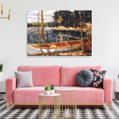 Tom Thomson - Het kanaal Canvas Afdruk (Insitu (Woonkamer))