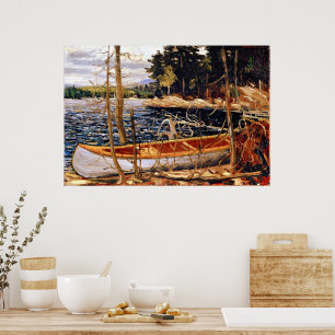 Tom Thomson - Het kano canvas, Poster