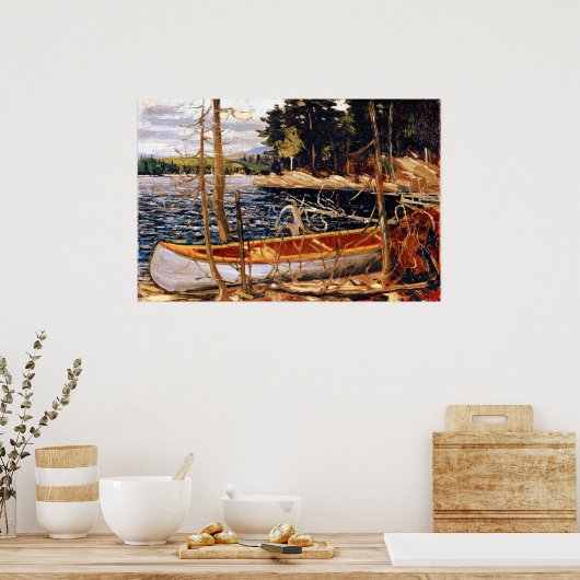 Tom Thomson - Het Kano Canvas, Poster (Keuken)