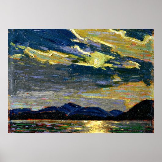 Tom Thomson - Hot Summer Moonlight Poster (Voorkant)