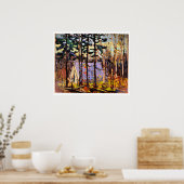 Tom Thomson - Kunstenaarskamp, Canoe Lake Poster (Keuken)