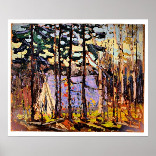 Tom Thomson - Kunstenkamp, Canoe Lake Poster (Voorkant)