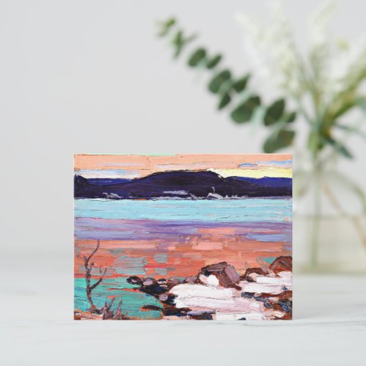 Tom Thomson - Landschap met sneeuw Briefkaart (Staand voorkant)