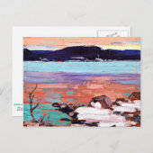 Tom Thomson - Landschap met sneeuw Briefkaart (Voorkant / Achterkant)