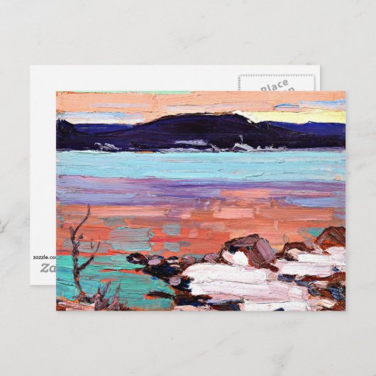 Tom Thomson - Landschap met sneeuw Briefkaart (Voorkant / Achterkant)