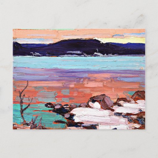 Tom Thomson - Landschap met sneeuw Briefkaart (Voorkant)