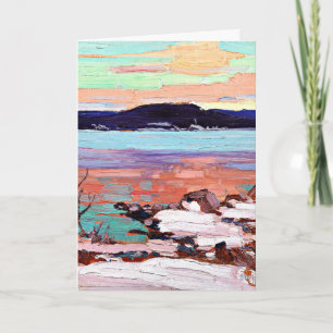 Tom Thomson - Landschap met sneeuw Kaart