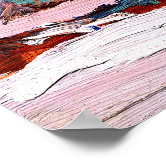 Tom Thomson - Landschap met sneeuw Poster (Hoek)