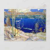 Tom Thomson - Lente-ijs Briefkaart (Voorkant)
