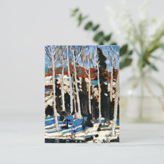 Tom Thomson - maart Briefkaart (Staand voorkant)