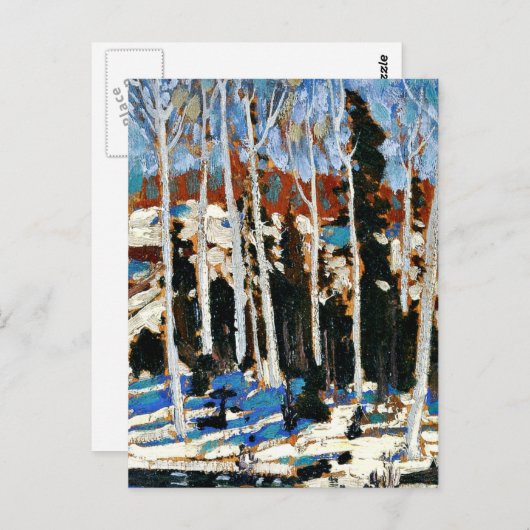 Tom Thomson - maart Briefkaart (Voorkant / Achterkant)