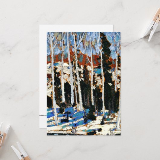 Tom Thomson - Maart Kaart (Voorkant / Achterkant in situ)