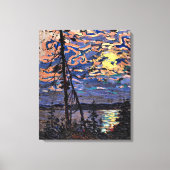 Tom Thomson - Maneschijn Canvas Afdruk (Voorkant)