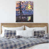 Tom Thomson - Maneschijn Canvas Afdruk (Insitu (Slaapkamer))