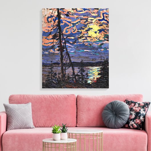 Tom Thomson - Maneschijn Canvas Afdruk (Insitu (Woonkamer))